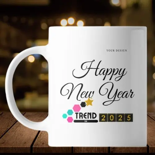 Happy New Year 2025 Coffee Mug